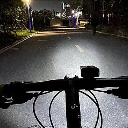 Lumière LED avant de vélo USB pour vélo et VTT, 6 modes d'éclairage