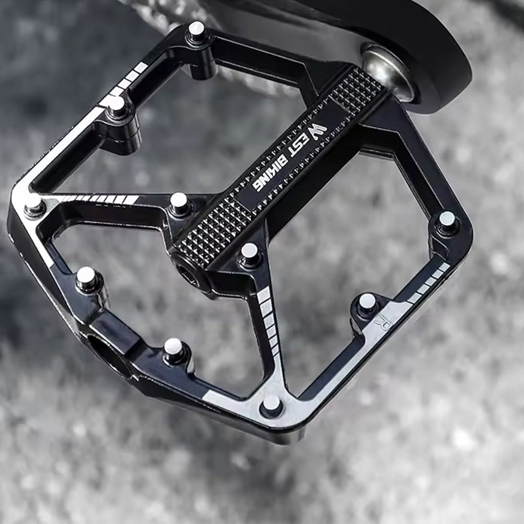 Pédales de vélo élargies pour VTT, Vélo de route, antidérapantes - Alliage d'aluminium