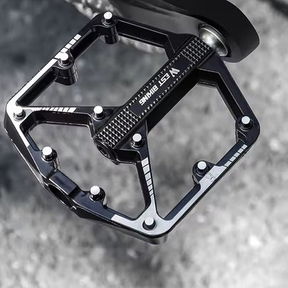 Pédales de vélo élargies pour VTT, Vélo de route, antidérapantes - Alliage d'aluminium