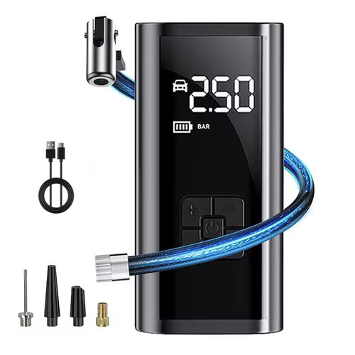 Pompe à Air sans fil électrique pour Vélo - Compresseur d'air jusqu'à 150PSI