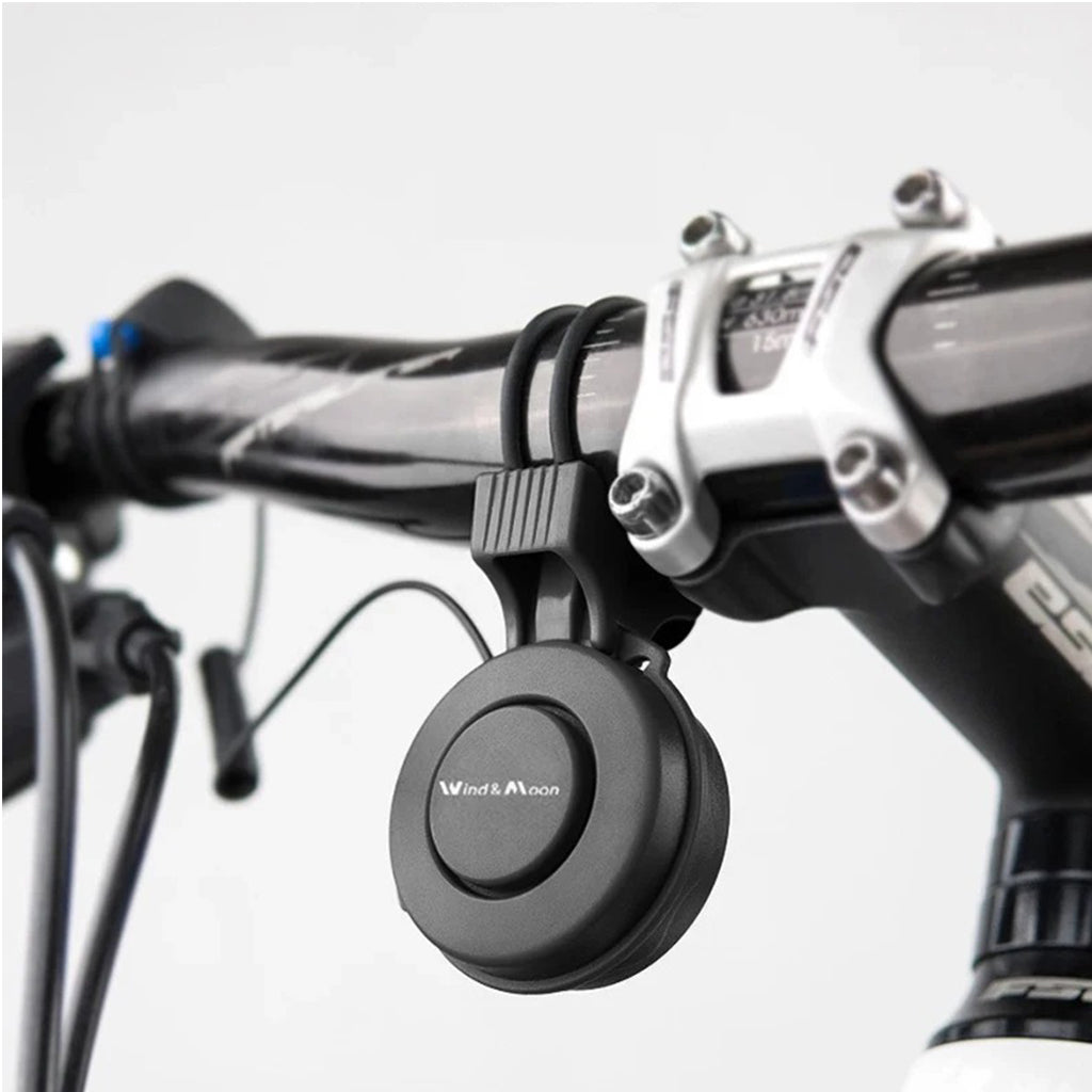 Sonnette électrique de vélo, VTT et Scooter - Rechargeable par USB - 4 Modes d'alarme sonore - Klaxon de guidon électrique